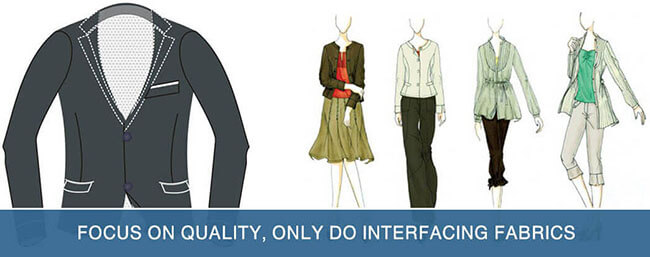 What is the relationship between clothing and interlining?