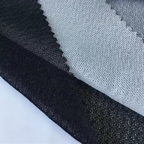 black interfacing for stretch fabric