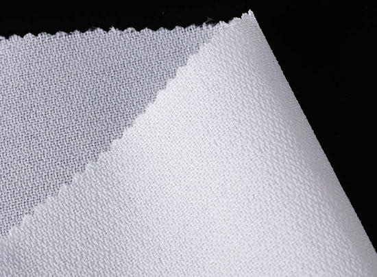 white woven fusible interlining