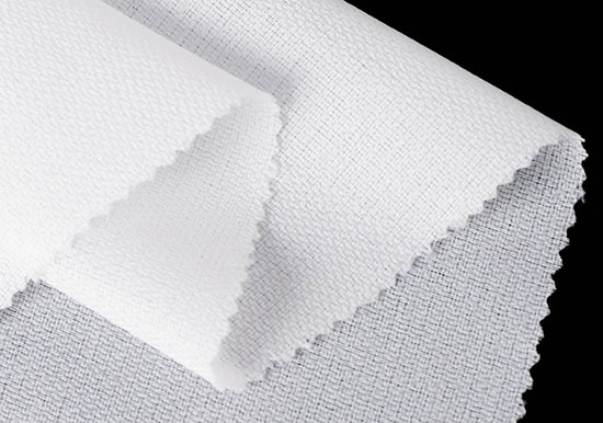 white woven fusible interlining
