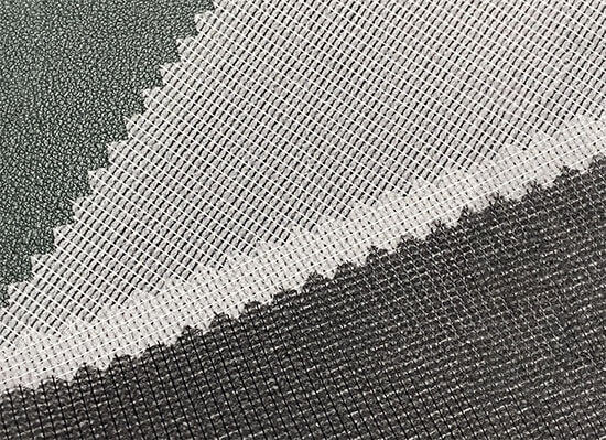 black knitted interlining