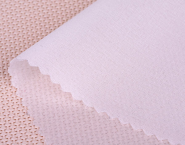 White lightweight woven fusible interfacing texture