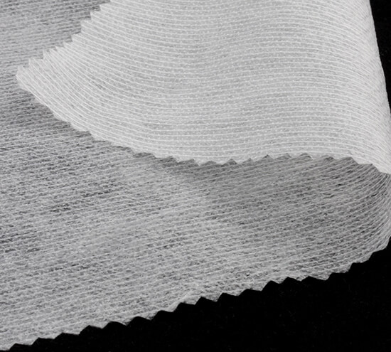 white stitch bonded interlining