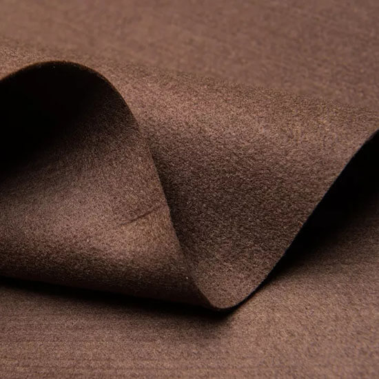 brown under collar felt