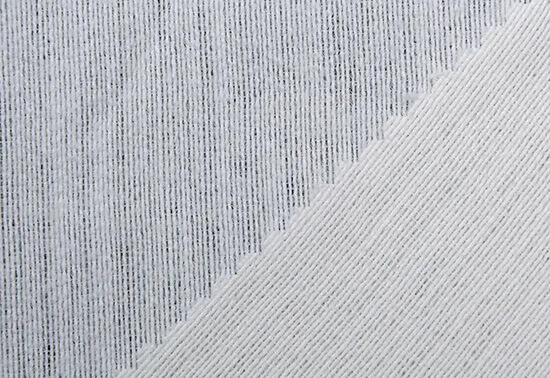 white fusible weft knit interfacing