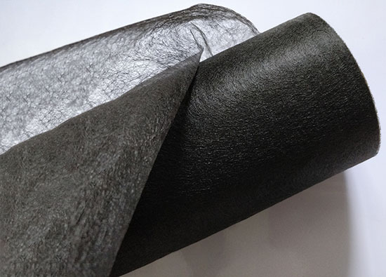 black double sided iron on interfacing