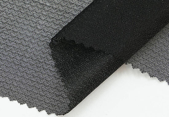 black fusible elastic interfacing
