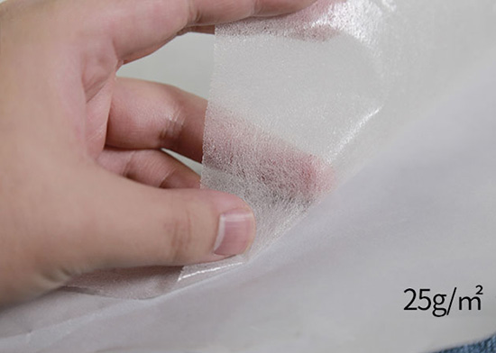 paper backed fusible web roll