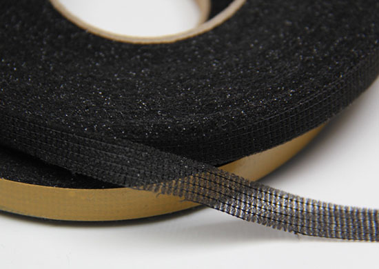 black fusible tricot interfacing tape