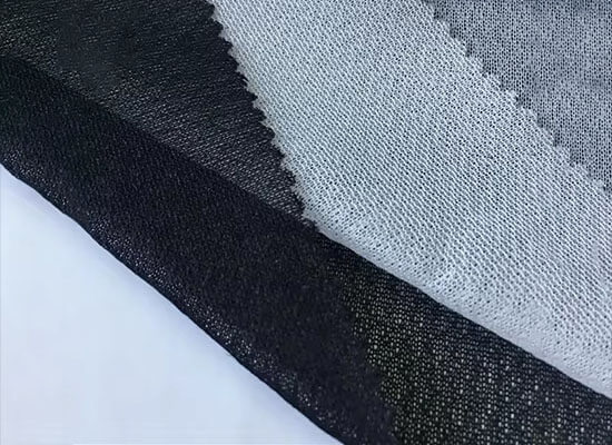 circular texture fusible stretch interfacing