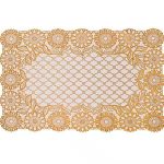 Rectangle Gold Vinyl Placemats