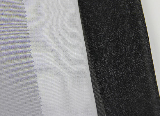 black tricot knit interfacing​
