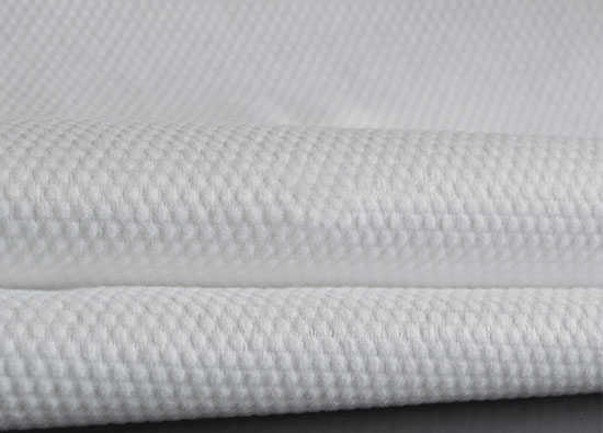 spunlace non woven fabric in pearl pattern