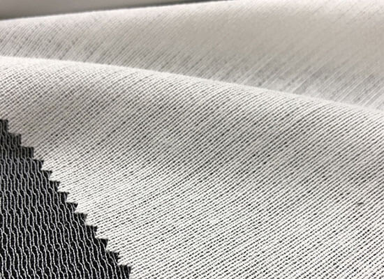white weft insertion interfacing
