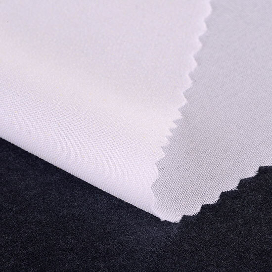 white woven interlining fabric